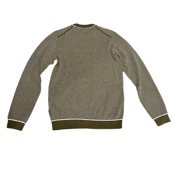 Ted Baker Olive Green printed sweater - Picture 2 of 10